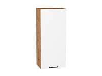 Шкаф верхний с 1-ой дверцей Флэт Дуб Вотан, White In 2S, 920, 400 В*Ш*Г 920*400*318, фасад ЛДСП  White In 2S, корпус  Дуб Вотан ms2510VVT_62418