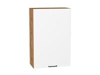 Шкаф верхний с 1-ой дверцей Флэт Дуб Вотан, White In 2S, 920, 600 В*Ш*Г 920*600*318, фасад ЛДСП  White In 2S, корпус  Дуб Вотан ms2510VVT_62421