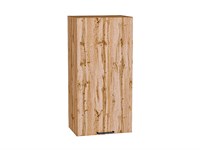 Шкаф верхний с 1-ой дверцей Флэт Дуб Вотан, Wotan Oak 2S, 920, 450 В*Ш*Г 920*450*318, фасад ЛДСП  Wotan Oak 2S, корпус  Дуб Вотан ms2510VVT_62446