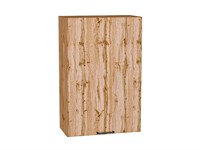 Шкаф верхний с 1-ой дверцей Флэт Дуб Вотан, Wotan Oak 2S, 920, 600 В*Ш*Г 920*600*318, фасад ЛДСП  Wotan Oak 2S, корпус  Дуб Вотан ms2510VVT_62448