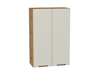 Шкаф верхний с 2-мя дверцами Флэт Дуб Вотан, Cashmere In 2S, 920, 600 В*Ш*Г 920*600*318, фасад ЛДСП  Cashmere In 2S, корпус  Дуб Вотан ms2510VVT_62473