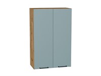 Шкаф верхний с 2-мя дверцами Флэт Дуб Вотан, Grey-green In 2S, 920, 600 В*Ш*Г 920*600*318, фасад ЛДСП  Grey-green In 2S, корпус  Дуб Вотан ms2510VVT_62476