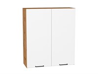 Шкаф верхний с 2-мя дверцами Флэт Дуб Вотан, White In 2S, 920, 800 В*Ш*Г 920*800*318, фасад ЛДСП  White In 2S, корпус  Дуб Вотан ms2510VVT_62471