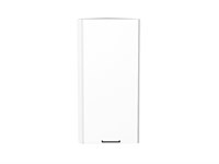 Шкаф верхний торцевой Флэт Белый, White In 2S, 920 В*Ш*Г 920*300*306, фасад ЛДСП  White In 2S, корпус  Белый ms2510VVT_55661
