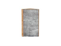 Шкаф верхний торцевой Флэт Дуб Вотан, Temple Stone 2S, 720 В*Ш*Г 716*300*306, фасад ЛДСП  Temple Stone 2S, корпус  Дуб Вотан ms2510VVT_62300