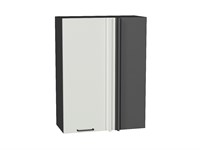 Шкаф верхний прямой угловой Флэт Graphite, Cashmere In 2S, 920 В*Ш*Г 920*700*345, фасад ЛДСП  Cashmere In 2S, корпус  Graphite ms2510VVT_60167