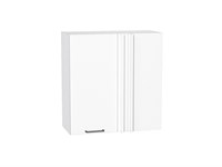 Шкаф верхний прямой угловой Флэт Белый, White In 2S, 720 В*Ш*Г 716*700*345, фасад ЛДСП  White In 2S, корпус  Белый ms2510VVT_60160