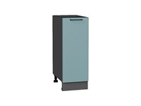 Шкаф нижний с 1-ой дверцей Флэт Graphite, Grey-green In 2S, 300 В*Ш*Г 816*300*478, фасад ЛДСП  Grey-green In 2S, корпус  Graphite ms2510VVT_56945