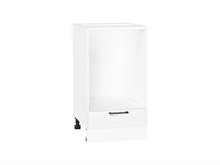 Шкаф нижний под духовку Флэт Белый, White In 2S, 450 В*Ш*Г 816*450*476, фасад ЛДСП  White In 2S, корпус  Белый ms2510VVT_67097