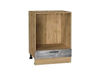 Шкаф нижний под духовку Флэт Дуб Вотан, Temple Stone 2S, 600 В*Ш*Г 816*600*476, фасад ЛДСП  Temple Stone 2S, корпус  Дуб Вотан ms2510VVT_62513
