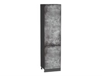 Шкаф пенал с 2-мя дверцами Флэт Graphite, Temple Stone 2S, 2340, 600 В*Ш*Г 2336*600*574, фасад ЛДСП  Temple Stone 2S, корпус  Graphite ms2510VVT_52787
