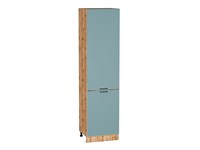 Шкаф пенал с 2-мя дверцами Флэт Дуб Вотан, Grey-green In 2S, 2340, 600 В*Ш*Г 2336*600*574, фасад ЛДСП  Grey-green In 2S, корпус  Дуб Вотан ms2510VVT_62640