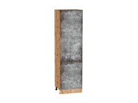 Шкаф пенал с 2-мя дверцами Флэт Дуб Вотан, Temple Stone 2S, 2140, 600 В*Ш*Г 2132*600*574, фасад ЛДСП  Temple Stone 2S, корпус  Дуб Вотан ms2510VVT_62646