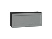 Шкаф верхний горизонтальный Сканди Graphite, Grey Softwood, 800 В*Ш*Г 358*800*320, фасад МДФ  Grey Softwood, корпус  Graphite ms2510VVT_41196