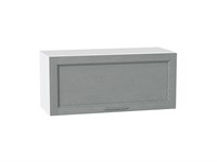 Шкаф верхний горизонтальный Сканди Белый, Grey Softwood, 800 В*Ш*Г 358*800*320, фасад МДФ  Grey Softwood, корпус  Белый ms2510VVT_41195