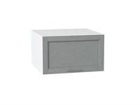 Шкаф верхний горизонтальный глубокий Сканди Белый, Grey Softwood, 600 В*Ш*Г 358*600*576, фасад МДФ  Grey Softwood, корпус  Белый ms2510VVT_45329