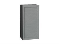 Шкаф верхний с 1-ой дверцей Сканди Graphite, Grey Softwood, 920, 450 В*Ш*Г 920*450*320, фасад МДФ  Grey Softwood, корпус  Graphite ms2510VVT_41394