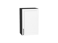 Шкаф верхний с 1-ой дверцей Сканди Graphite, White Silkwood, 720, 450 В*Ш*Г 716*450*320, фасад МДФ  White Silkwood, корпус  Graphite ms2510VVT_70183
