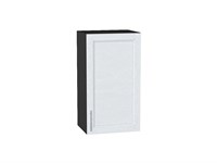 Шкаф верхний с 1-ой дверцей Сканди Graphite, White Softwood, 720, 400 В*Ш*Г 716*400*320, фасад МДФ  White Softwood, корпус  Graphite ms2510VVT_56164