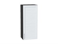 Шкаф верхний с 1-ой дверцей Сканди Graphite, White Softwood, 920, 400 В*Ш*Г 920*400*320, фасад МДФ  White Softwood, корпус  Graphite ms2510VVT_56169