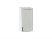 Шкаф верхний с 1-ой дверцей Сканди Белый, Cappuccino Softwood, 720, 350 В*Ш*Г 716*350*320, фасад МДФ  Cappuccino Softwood, корпус  Белый ms2510VVT_65198