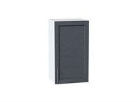 Шкаф верхний с 1-ой дверцей Сканди Белый, Graphite Softwood, 720, 400 В*Ш*Г 716*400*320, фасад МДФ  Graphite Softwood, корпус  Белый ms2510VVT_41325