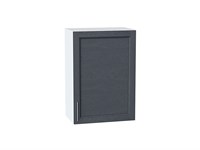 Шкаф верхний с 1-ой дверцей Сканди Белый, Graphite Softwood, 720, 500 В*Ш*Г 716*500*320, фасад МДФ  Graphite Softwood, корпус  Белый ms2510VVT_41347