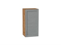 Шкаф верхний с 1-ой дверцей Сканди Дуб Вотан, Grey Softwood, 720, 350 В*Ш*Г 716*350*320, фасад МДФ  Grey Softwood, корпус  Дуб Вотан ms2510VVT_65206