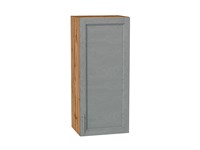 Шкаф верхний с 1-ой дверцей Сканди Дуб Вотан, Grey Softwood, 920, 400 В*Ш*Г 920*400*320, фасад МДФ  Grey Softwood, корпус  Дуб Вотан ms2510VVT_62901