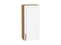 Шкаф верхний с 1-ой дверцей Сканди Дуб Вотан, White Silkwood, 920, 400 В*Ш*Г 920*400*320, фасад МДФ  White Silkwood, корпус  Дуб Вотан ms2510VVT_70193