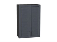 Шкаф верхний с 2-мя дверцами Сканди Graphite, Graphite Softwood, 920, 600 В*Ш*Г 920*600*320, фасад МДФ  Graphite Softwood, корпус  Graphite ms2510VVT_41610
