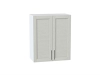 Шкаф верхний с 2-мя дверцами Сканди Белый, Cappuccino Softwood, 720, 600 В*Ш*Г 716*600*320, фасад МДФ  Cappuccino Softwood, корпус  Белый ms2510VVT_41585