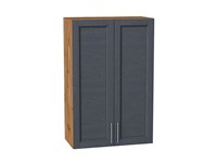 Шкаф верхний с 2-мя дверцами Сканди Дуб Вотан, Graphite Softwood, 920, 600 В*Ш*Г 920*600*320, фасад МДФ  Graphite Softwood, корпус  Дуб Вотан ms2510VVT_62952