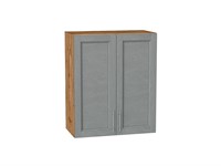 Шкаф верхний с 2-мя дверцами Сканди Дуб Вотан, Grey Softwood, 720, 600 В*Ш*Г 716*600*320, фасад МДФ  Grey Softwood, корпус  Дуб Вотан ms2510VVT_62936