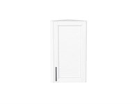 Шкаф верхний торцевой Сканди Белый, White Silkwood, 720 В*Ш*Г 716*300*306, фасад МДФ  White Silkwood, корпус  Белый ms2510VVT_70252