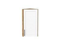 Шкаф верхний торцевой Сканди Дуб Вотан, White Silkwood, 720 В*Ш*Г 716*300*306, фасад МДФ  White Silkwood, корпус  Дуб Вотан ms2510VVT_70254