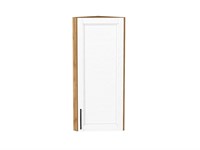 Шкаф верхний торцевой Сканди Дуб Вотан, White Silkwood, 920 В*Ш*Г 920*300*306, фасад МДФ  White Silkwood, корпус  Дуб Вотан ms2510VVT_70255