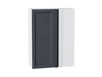 Шкаф верхний прямой угловой Сканди Белый, Graphite Softwood, 920 В*Ш*Г 920*700*345, фасад МДФ  Graphite Softwood, корпус  Белый ms2510VVT_60299