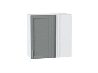 Шкаф верхний прямой угловой Сканди Белый, Grey Softwood, 720 В*Ш*Г 716*700*345, фасад МДФ  Grey Softwood, корпус  Белый ms2510VVT_60294