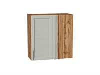 Шкаф верхний прямой угловой Сканди Дуб Вотан, Cappuccino Softwood, 720 В*Ш*Г 716*700*345, фасад МДФ  Cappuccino Softwood, корпус  Дуб Вотан ms2510VVT_62864