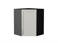 Шкаф верхний угловой Сканди Graphite, Cappuccino Softwood, 720 В*Ш*Г 716*600*600, фасад МДФ  Cappuccino Softwood, корпус  Graphite ms2510VVT_41680