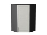 Шкаф верхний угловой Сканди Graphite, Cappuccino Softwood, 920 В*Ш*Г 920*600*600, фасад МДФ  Cappuccino Softwood, корпус  Graphite ms2510VVT_41691