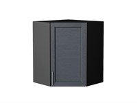 Шкаф верхний угловой Сканди Graphite, Graphite Softwood, 720 В*Ш*Г 716*600*600, фасад МДФ  Graphite Softwood, корпус  Graphite ms2510VVT_41682