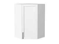 Шкаф верхний угловой Сканди Белый, White Silkwood, 920 В*Ш*Г 920*600*600, фасад МДФ  White Silkwood, корпус  Белый ms2510VVT_70259