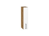 Шкаф верхний бутылочница Сканди Дуб Вотан, White Silkwood, 150 В*Ш*Г 716*150*320, фасад МДФ  White Silkwood, корпус  Дуб Вотан ms2510VVT_70120