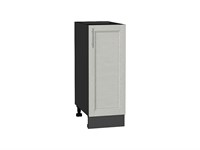 Шкаф нижний с 1-ой дверцей Сканди Graphite, Cappuccino Softwood, 300 В*Ш*Г 816*300*480, фасад МДФ  Cappuccino Softwood, корпус  Graphite ms2510VVT_41802