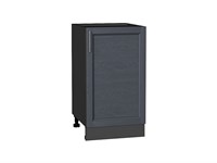Шкаф нижний с 1-ой дверцей Сканди Graphite, Graphite Softwood, 450 В*Ш*Г 816*450*480, фасад МДФ  Graphite Softwood, корпус  Graphite ms2510VVT_41826