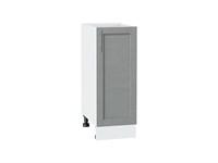 Шкаф нижний с 1-ой дверцей Сканди Белый, Grey Softwood, 300 В*Ш*Г 816*300*480, фасад МДФ  Grey Softwood, корпус  Белый ms2510VVT_41805