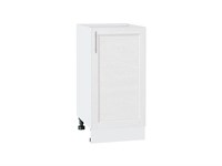 Шкаф нижний с 1-ой дверцей Сканди Белый, White Softwood, 400 В*Ш*Г 816*400*480, фасад МДФ  White Softwood, корпус  Белый ms2510VVT_56265