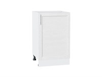 Шкаф нижний с 1-ой дверцей Сканди Белый, White Softwood, 500 В*Ш*Г 816*500*480, фасад МДФ  White Softwood, корпус  Белый ms2510VVT_56267
